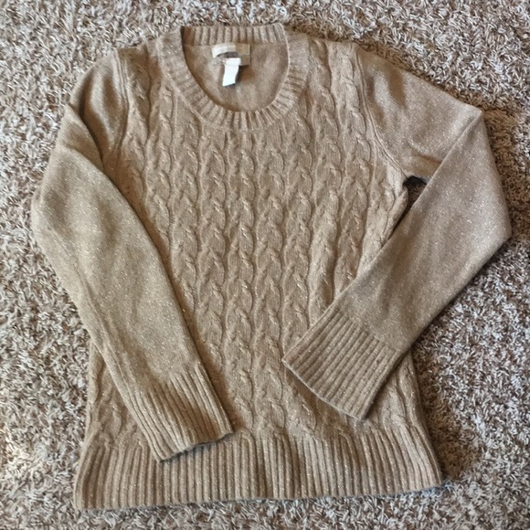 Banana Republic Gold Sweater - Picture 1 of 2